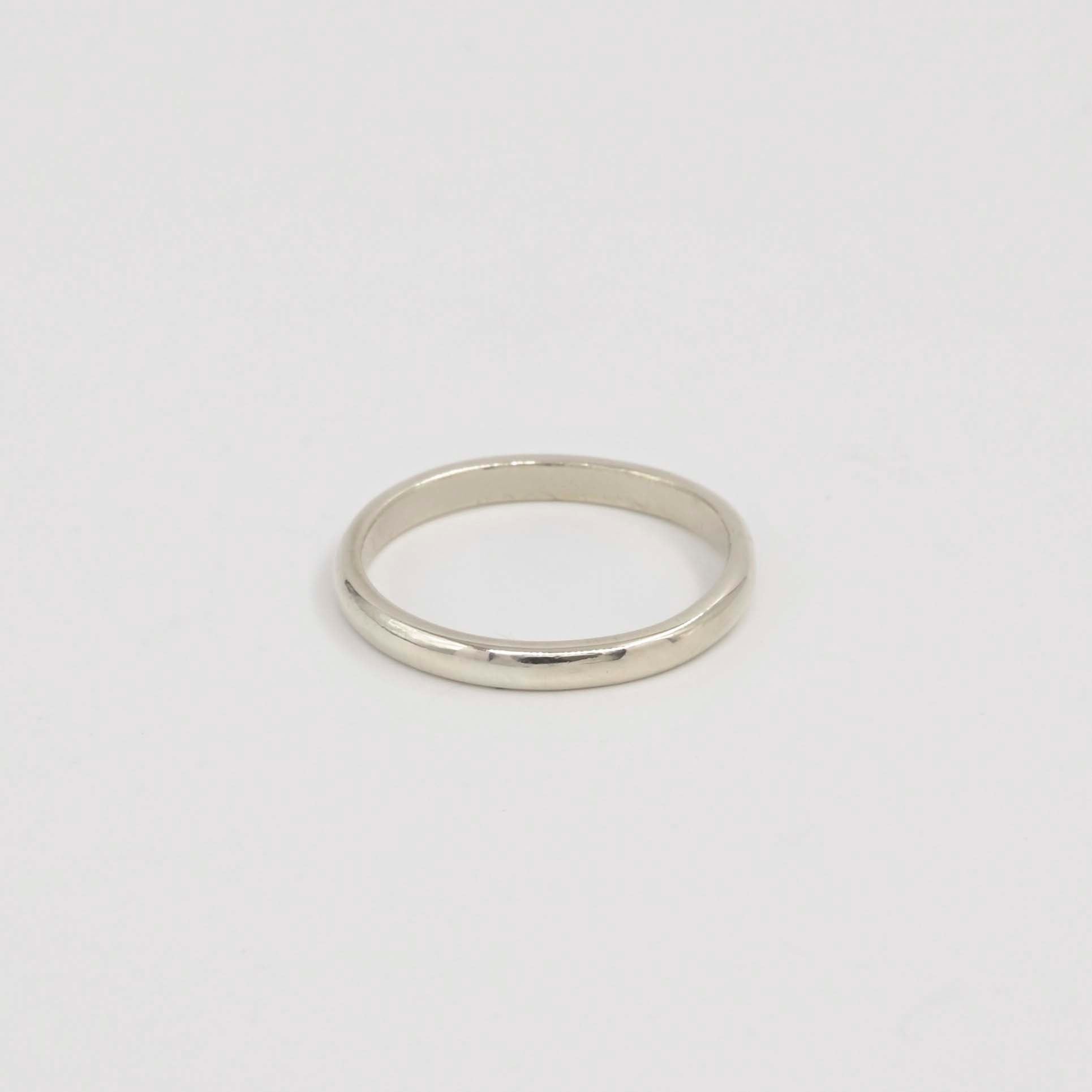 9ct White Gold Delicate Wedding Ring