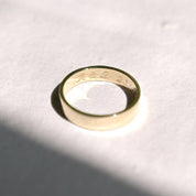 9ct White Gold Light Flat Wedding Ring