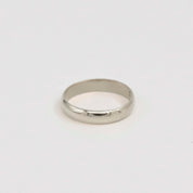 9ct White Gold Medium Wedding Ring