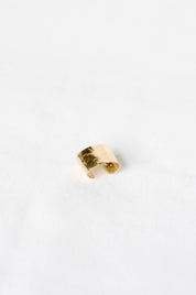 9ct Gold Hammered Ear Cuff
