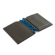 Falcon Grey Felrigg Leather and Rope Wallet