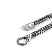 ANCHOR & CREW Brixham Mooring Silver Chain Bracelet