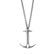 Admiral Anchor Signature Silver Necklace Pendant
