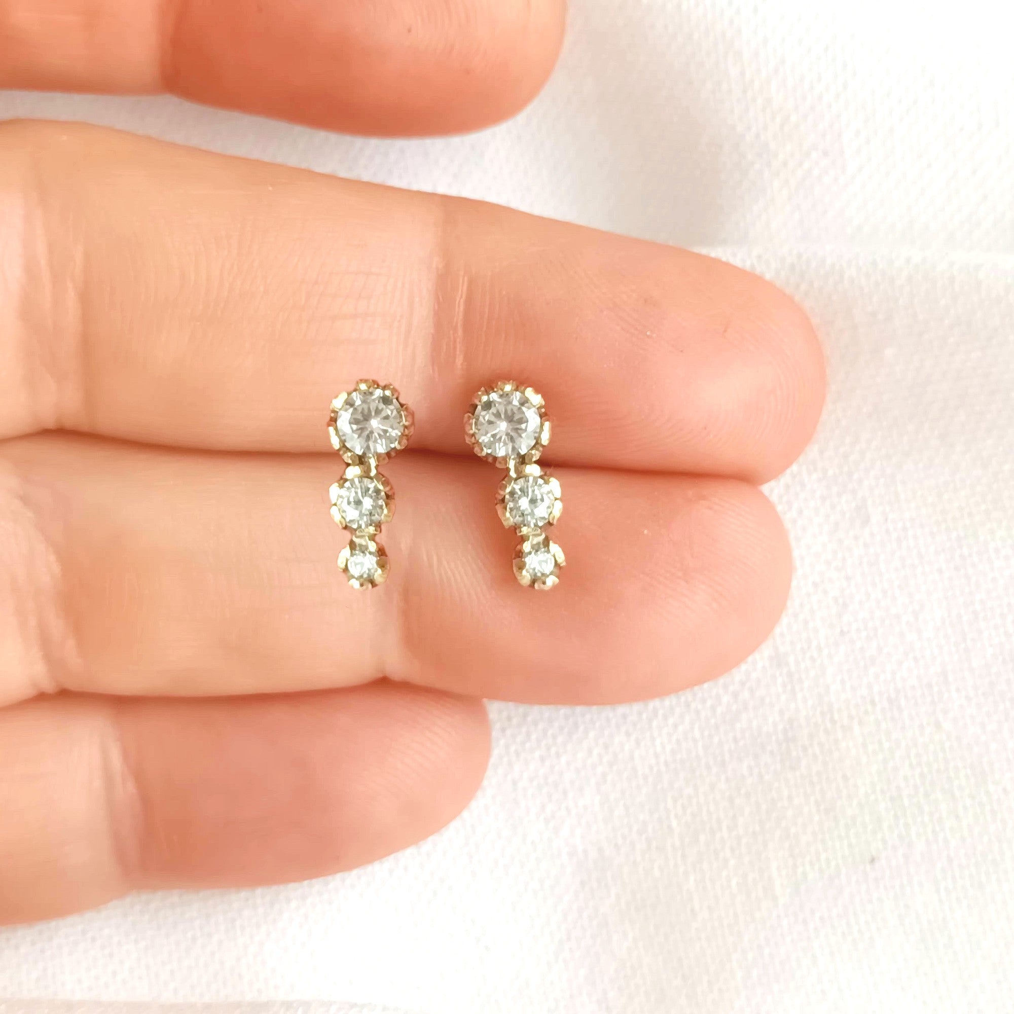 Altair Diamond Stud Earrings