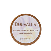 Organic Creamy Argan Body Butter 60ml NEW FORMULA Five scents available