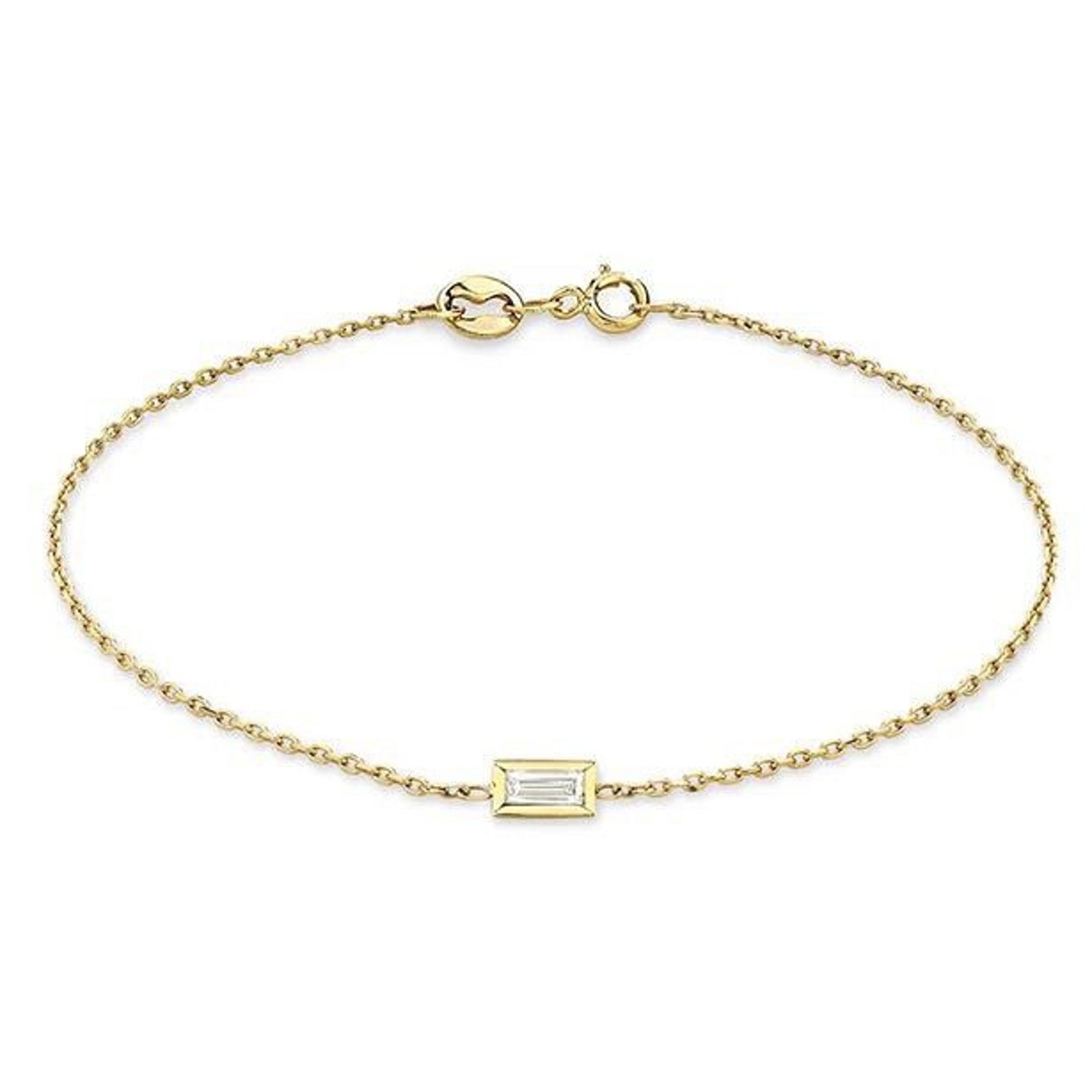 Andromeda Baguette Diamond Bracelet