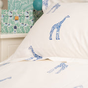 Blue Giraffe Bedding Sets