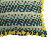 Bedawi Chartreuse Cotton Cushion