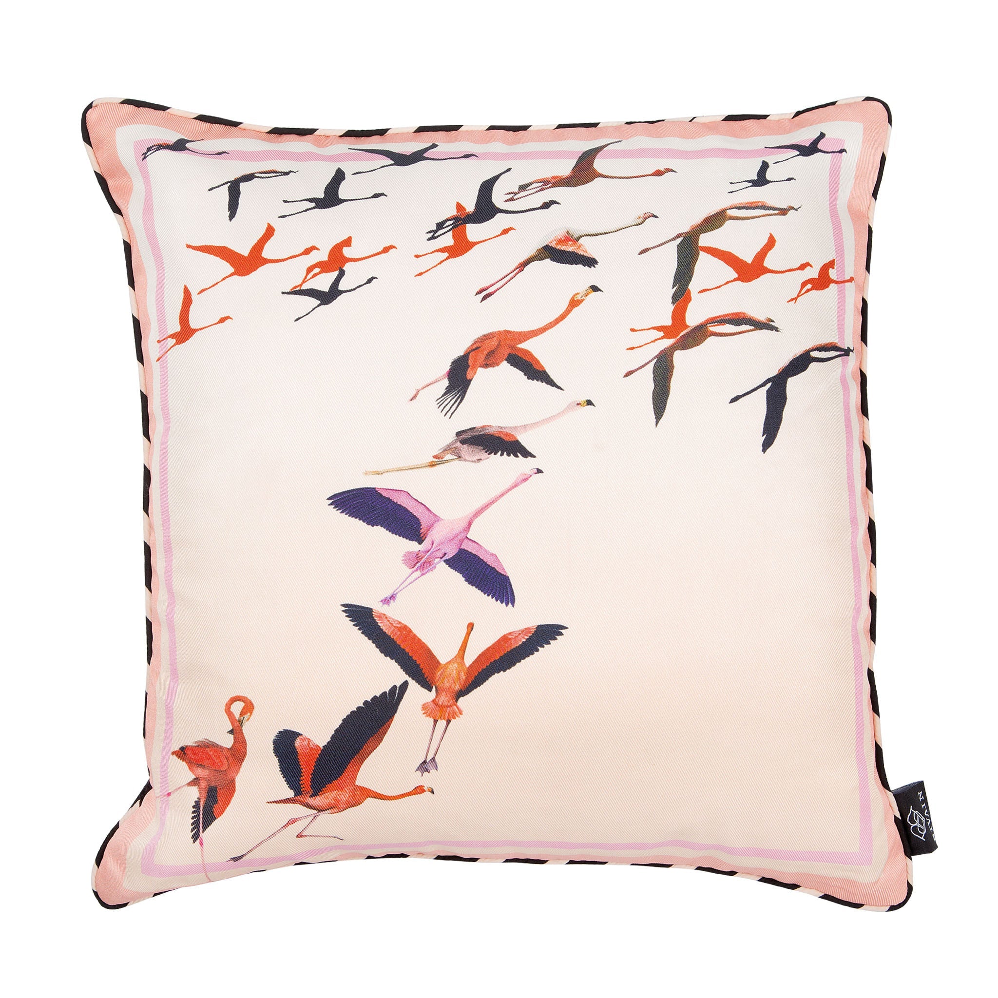 Bivain_-_C043_Flamingo_Peach_-_Silk_twill_and_cotton_viscose_velvet_flamingo-print_cushion_front.jpg