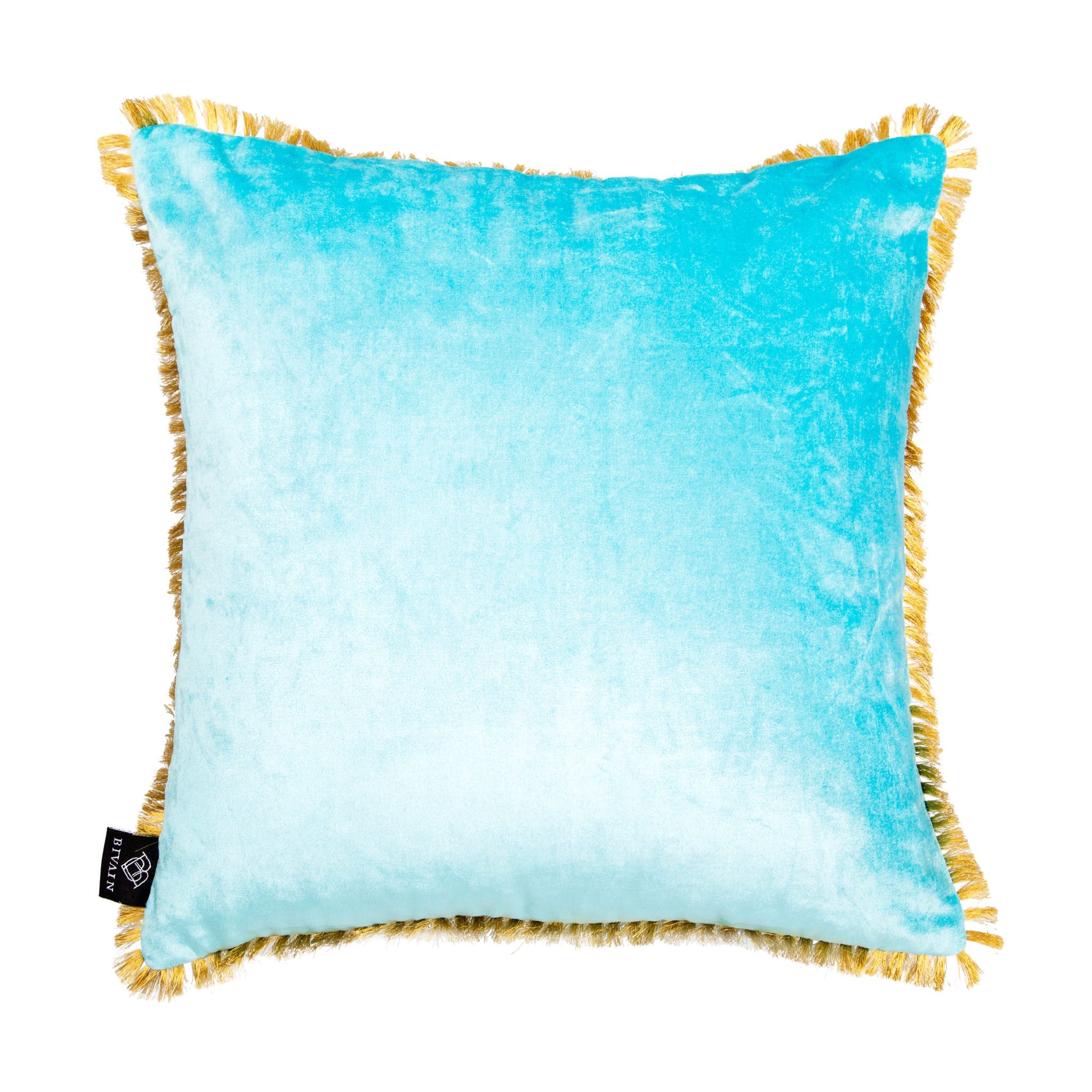 Agra Blue Silk Cushion