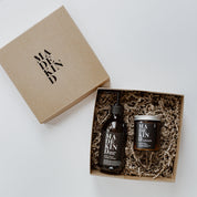 Gift Box with Natural Hand Wash and Focus Candle