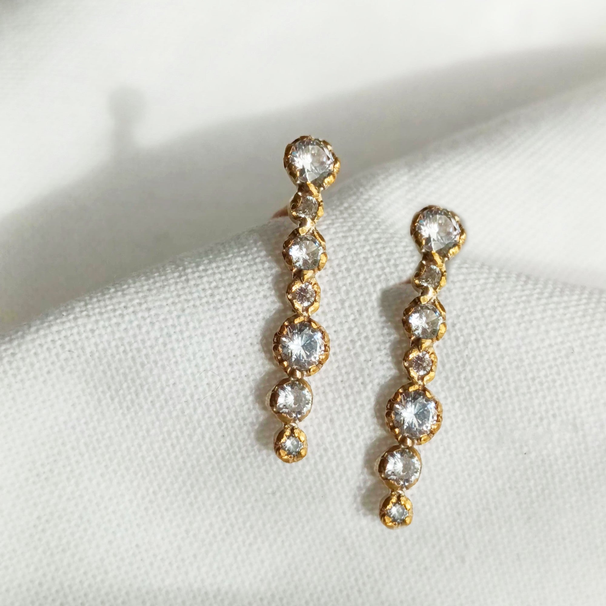 Celeste Diamond Stud Earrings