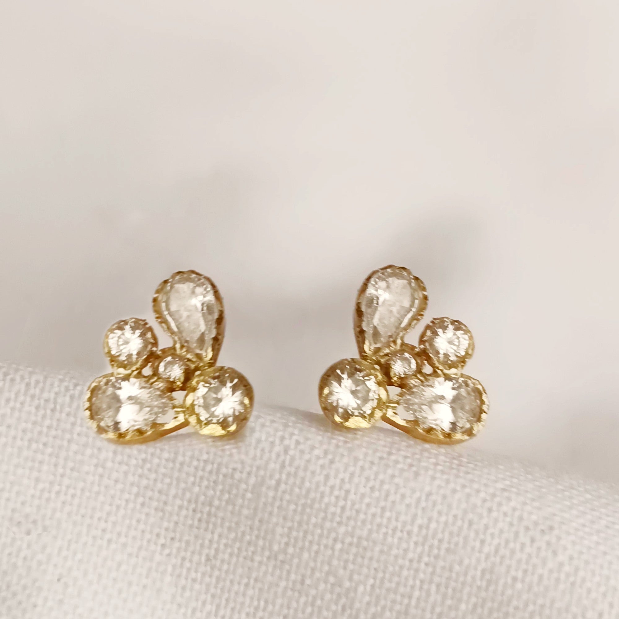 Celina Diamond Stud Earrings