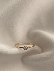 Circinus Diamond Solitaire Ring