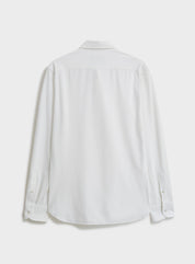 Recycled Italian White Twill Comfort Shirt
