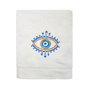 Eye Embroidery Cotton Bath Towel