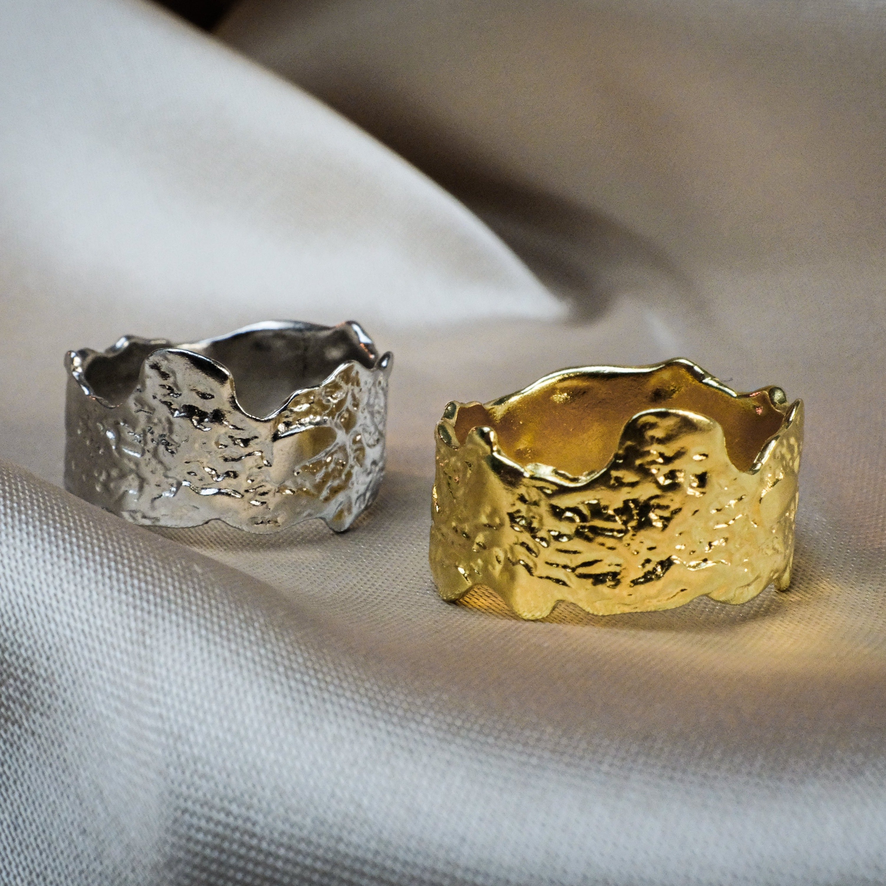 Lava Ring - Solid Gold