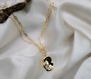 Chelsea Double Chain Necklace - Gold