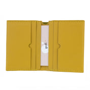 Bifold Wallet in Amber Yellow