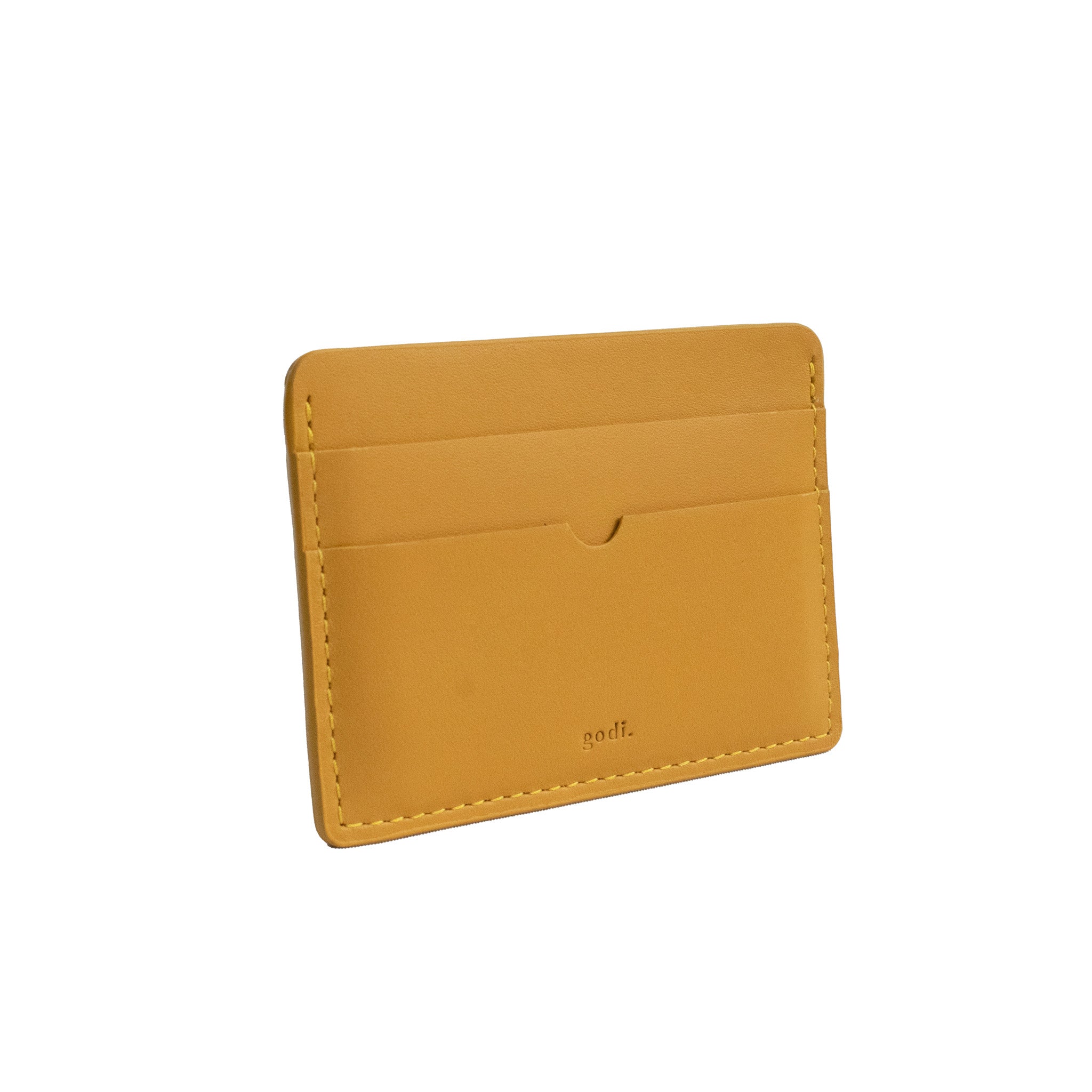 Card Case in Amber Yellow - Capsule Collection