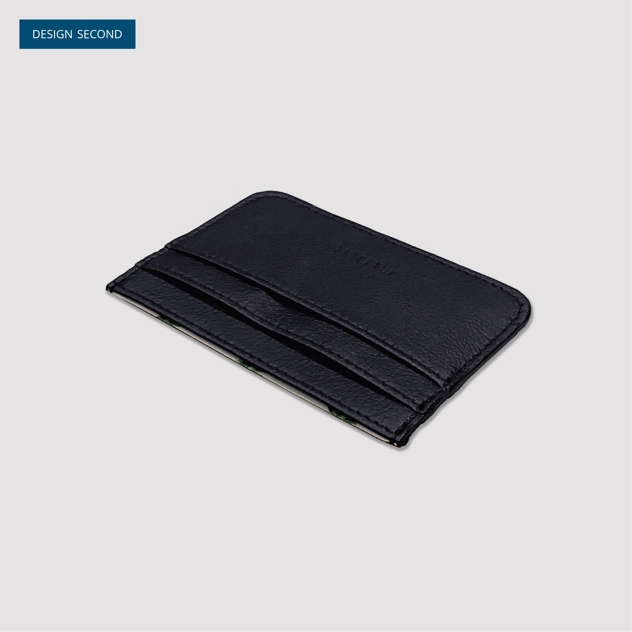 Juniper Card Wallet (Design Second) | Black