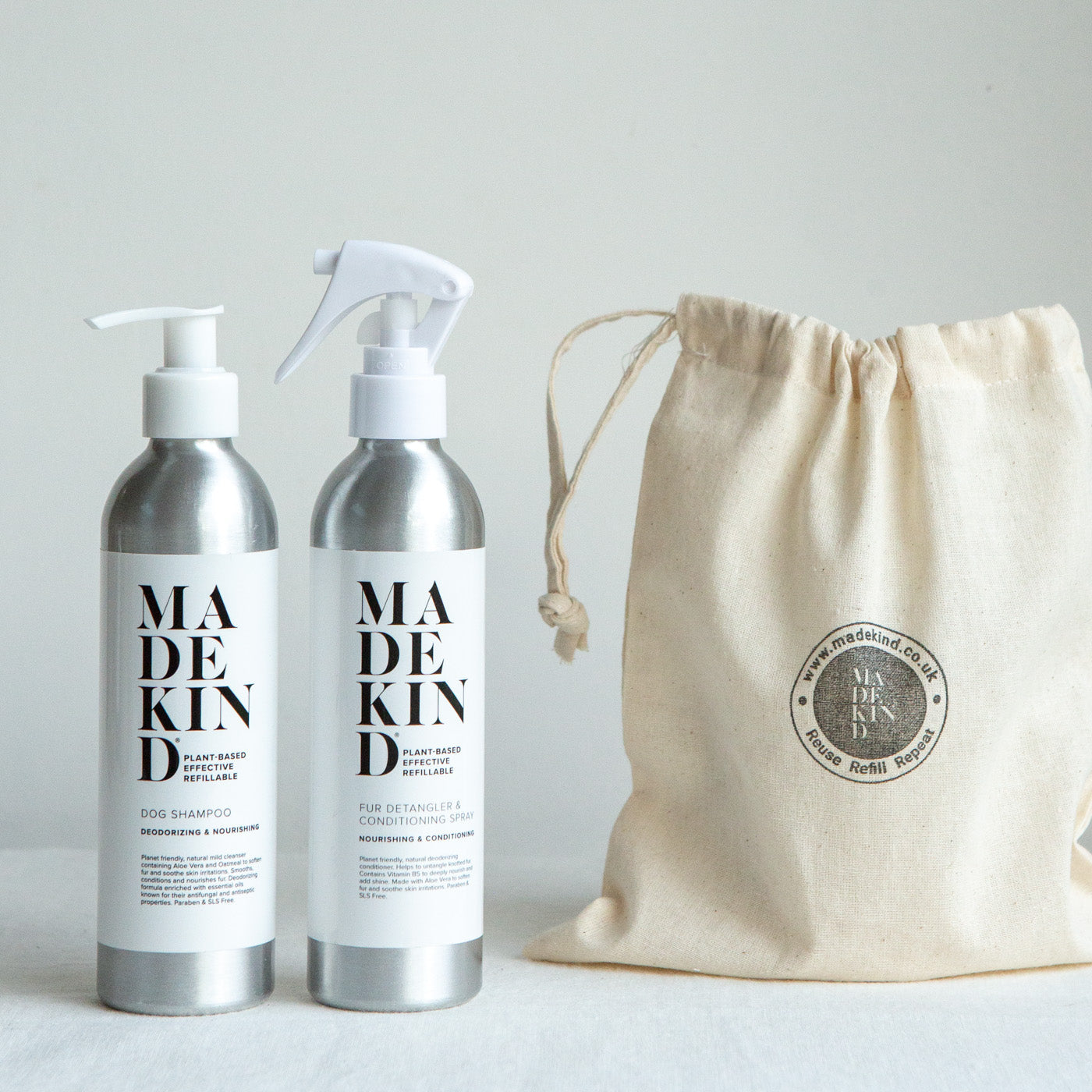 Natural Dog Shampoo & Conditioning Spray in Gift Bag