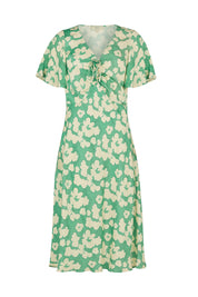 Dahlia  Dress Green Floral