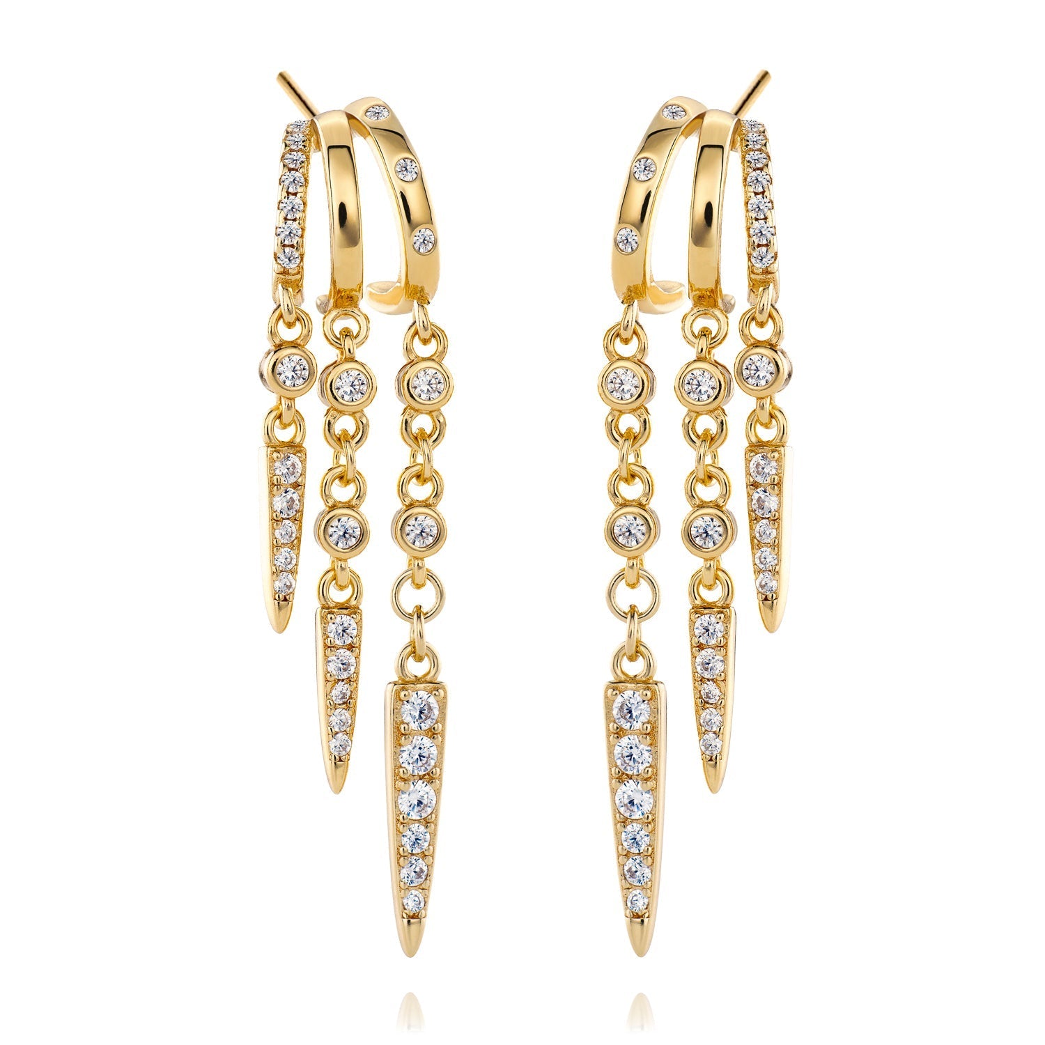 Rio Earrings - Solid Gold