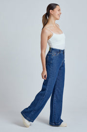 Beech Etta High Waist Wide Leg Jeans Pre Consumer Recycled Lyocell, Lyocell, Recycled Cotton and Acetate