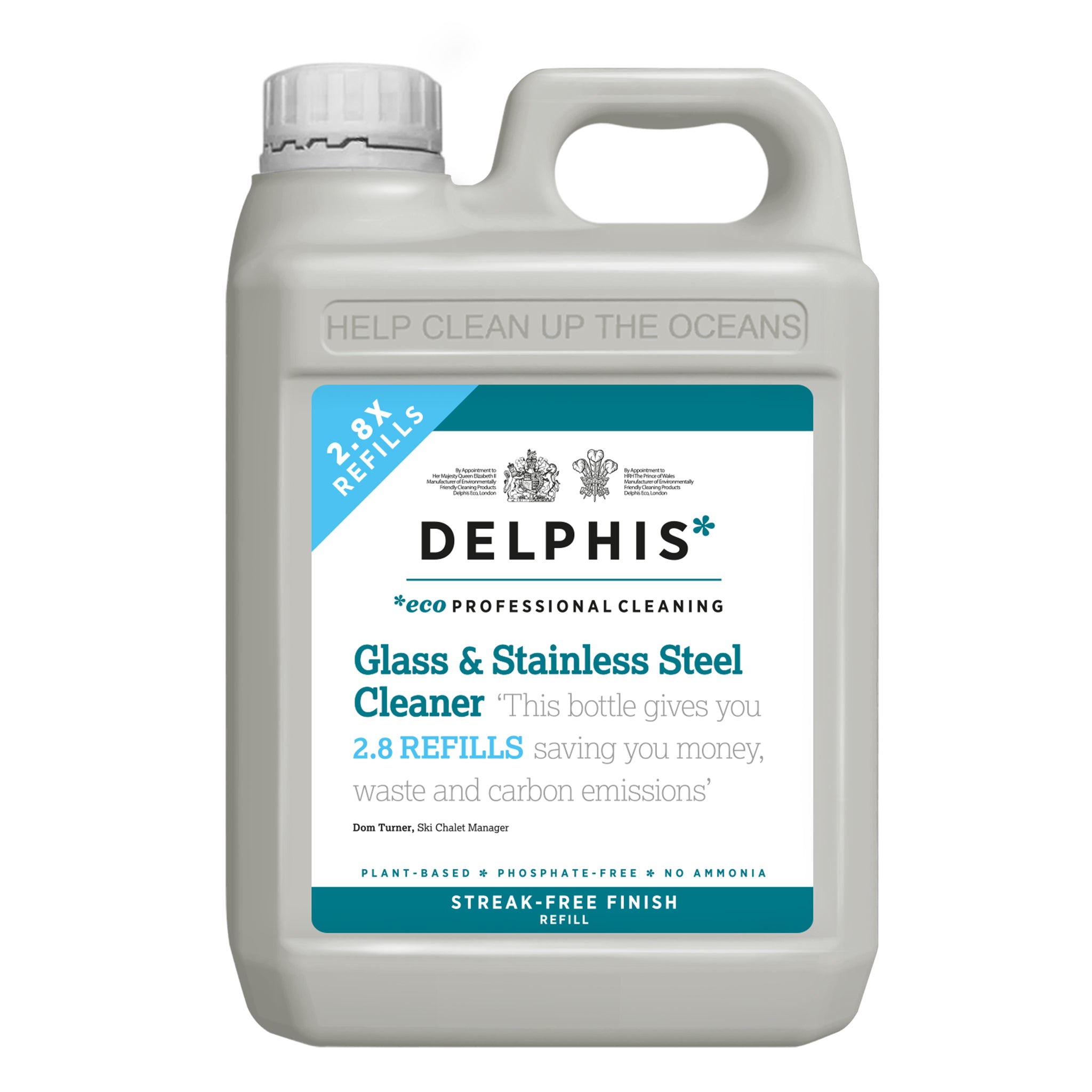 Glass and Stainless Steel Cleaner 2ltr Rfill