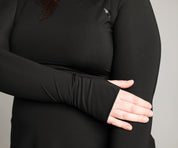 Cuffed Sleeve Compression Top