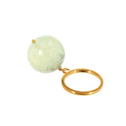 Bubble Green Aventurine Gold Ring