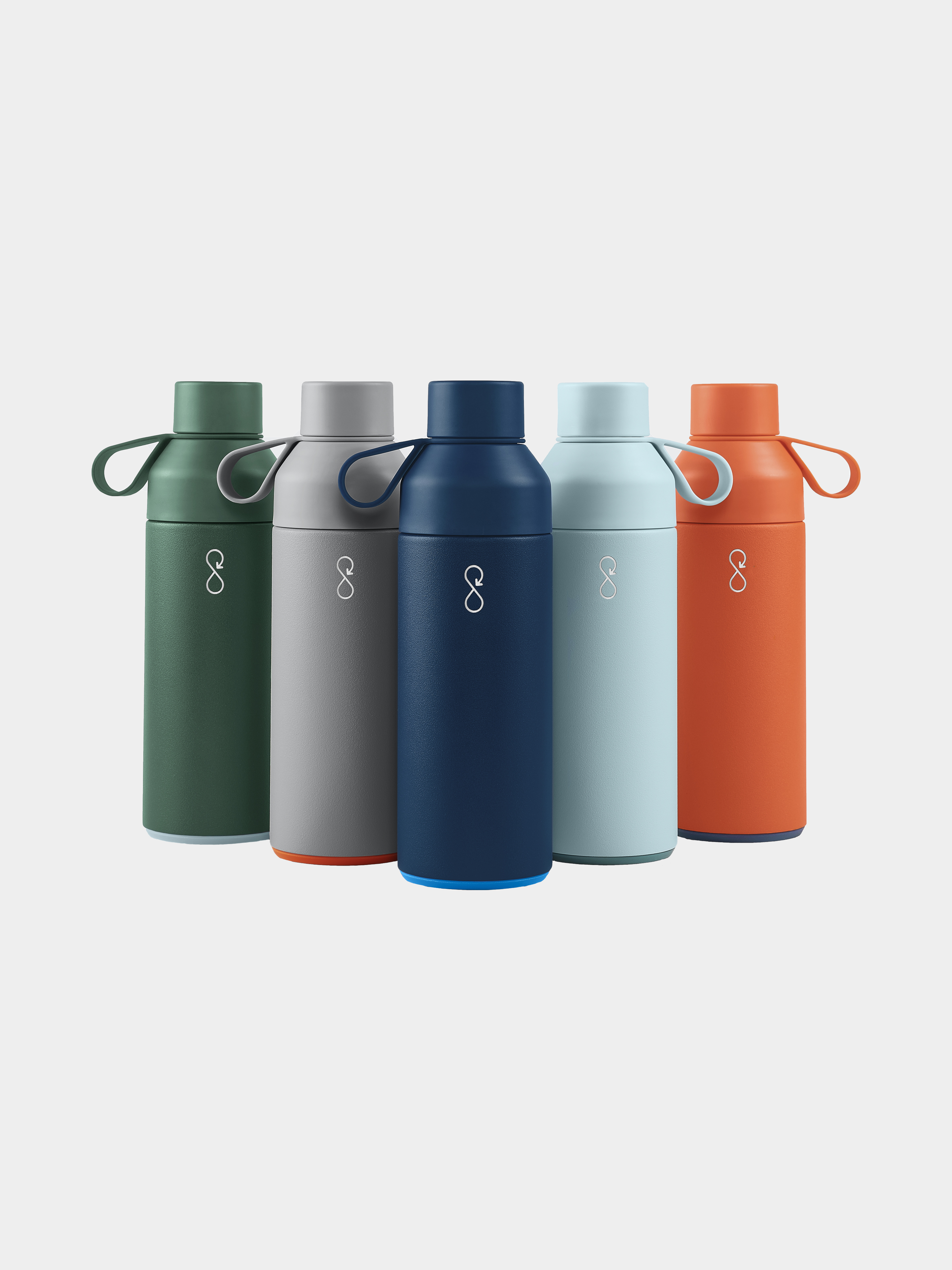The Bottle Bag, Aqua & Orange