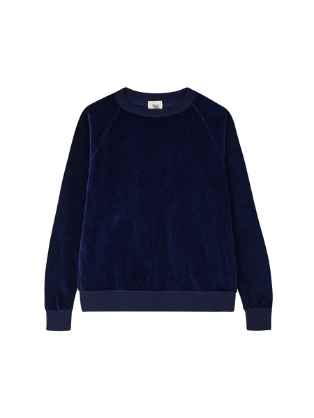 Sweatshirt velvet hotsell