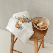 Pumpkin Embroidery Face Towel