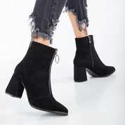 Ines - Black Suede Boots