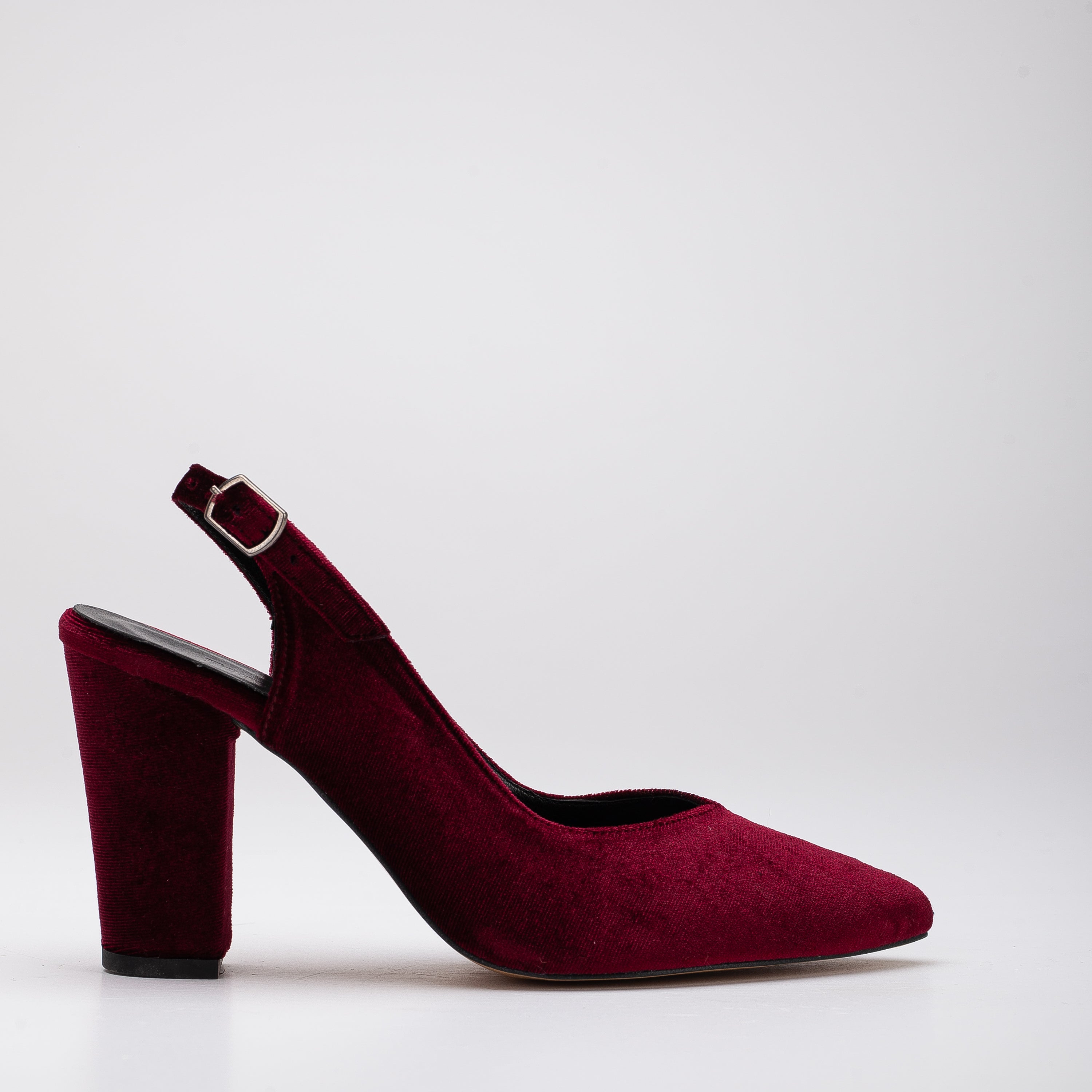 Emma- Burgundy Slingback Shoes