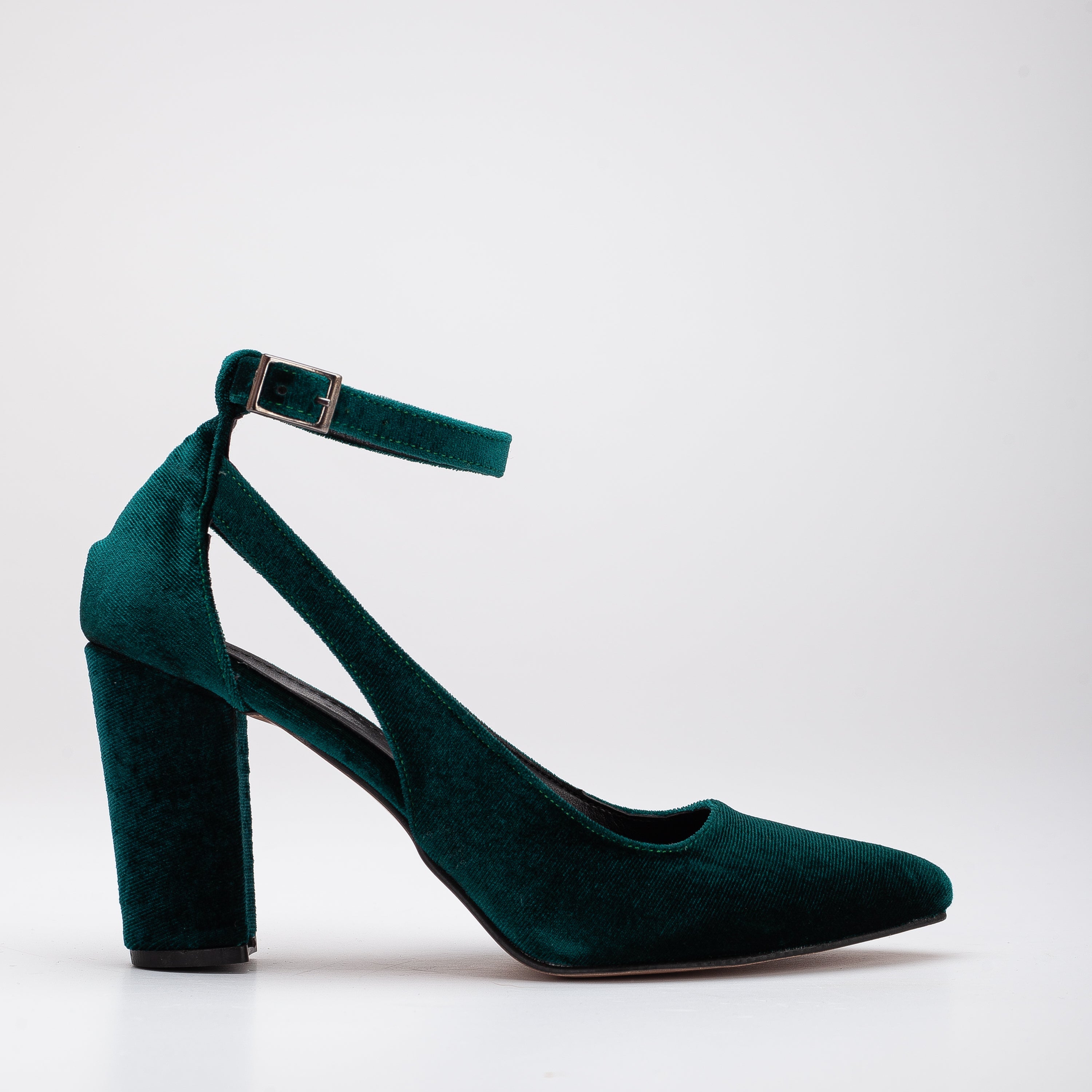 Colette - Green Velvet Shoes
