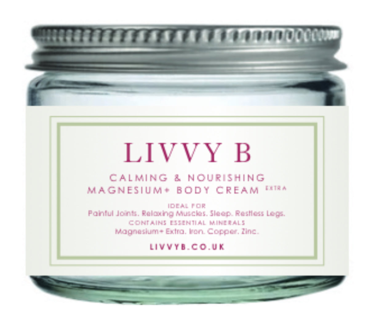 Livvy B's Magnesium Plus Body Cream - High Strength 125ml