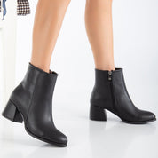 Linette - Black Ankle Boots
