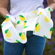 Lemon Linen Tea Towel