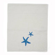 Starfish Embroidered Hand Towel