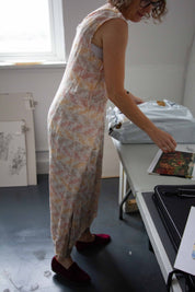 Single Layer Artists Dress 100% Linen