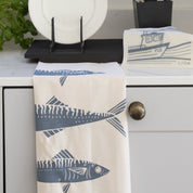 Mackerel Tea Towel I Spring Lake