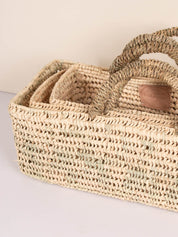 Long Open Weave Storage Baskets