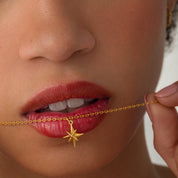 Celeste Gold Pendant Necklace