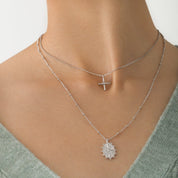 Adonie Silver Pendant Necklace