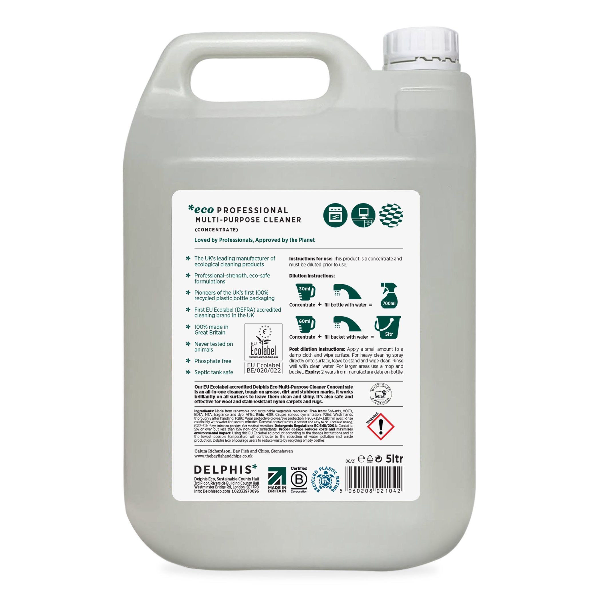 Multi-Purpose Cleaner 5ltr Concentrate