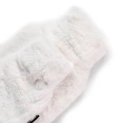 Little and Large Silky Soft White Faux Fur Hot Water Bottle Gift Set