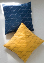 Nevika  |  Marigold - Plant Dyed Kantha Cushion